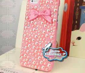 Studded iPhone Case Studded iPhone 5 Case Phone Case Bow iPhone Case Bow iPhone 5 Case Bling iPhone Case Bling iPhone 5 Case